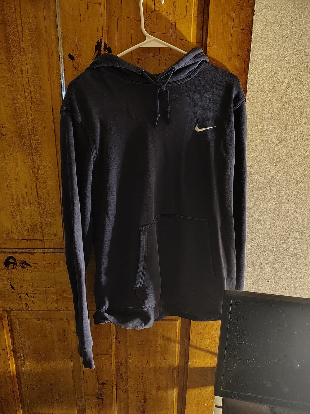 Men's Nike Black Pull Over Hoodie